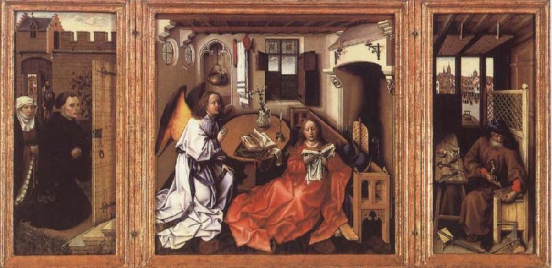 Robert Campin Annunciation The Merode Altarpiece